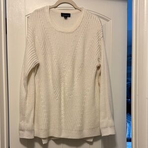 Fortune and Ivy Cream Crew Neck Sweater
